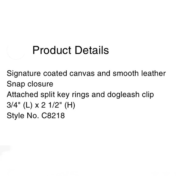 NEW! COACH Trigger Snap Bag Charm Double End Valet Key Ring Rainbow Heart NWT! - Picture 6 of 16